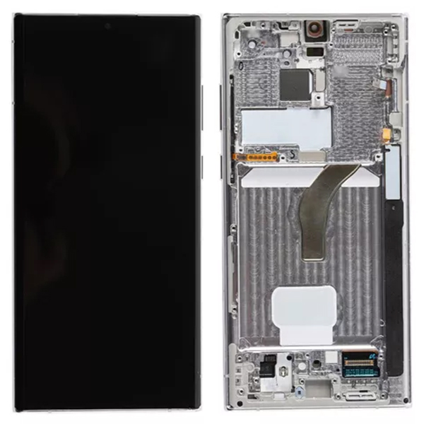 pantalla-completa-samsung-s-s22-ultra-compatible-blanco-con-marco-sk-oled