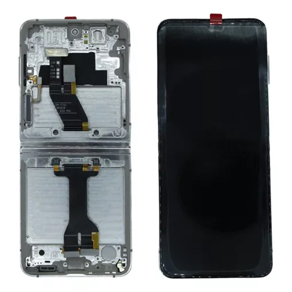 pantalla-completa-samsung-samsung-z-flip-5-compatible-blanco-con-marco-oem