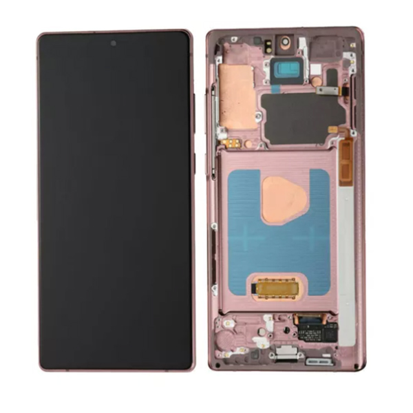 pantalla-completa-samsung-note-samsung-note-20-compatible-bronce-con-marco-oem