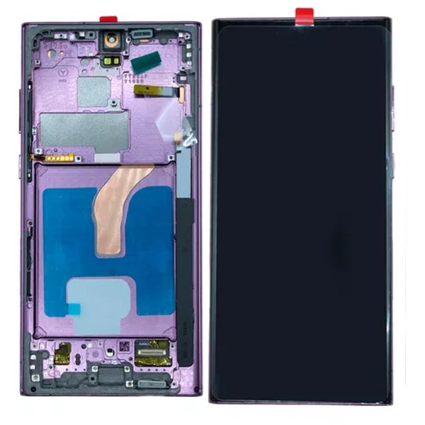 pantalla-completa-samsung-s-s22-ultra-compatible-fucsia-con-marco-sk-oled