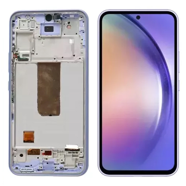 pantalla-completa-samsung-a-samsung-a54-compatible-oled-con-marco-purpura